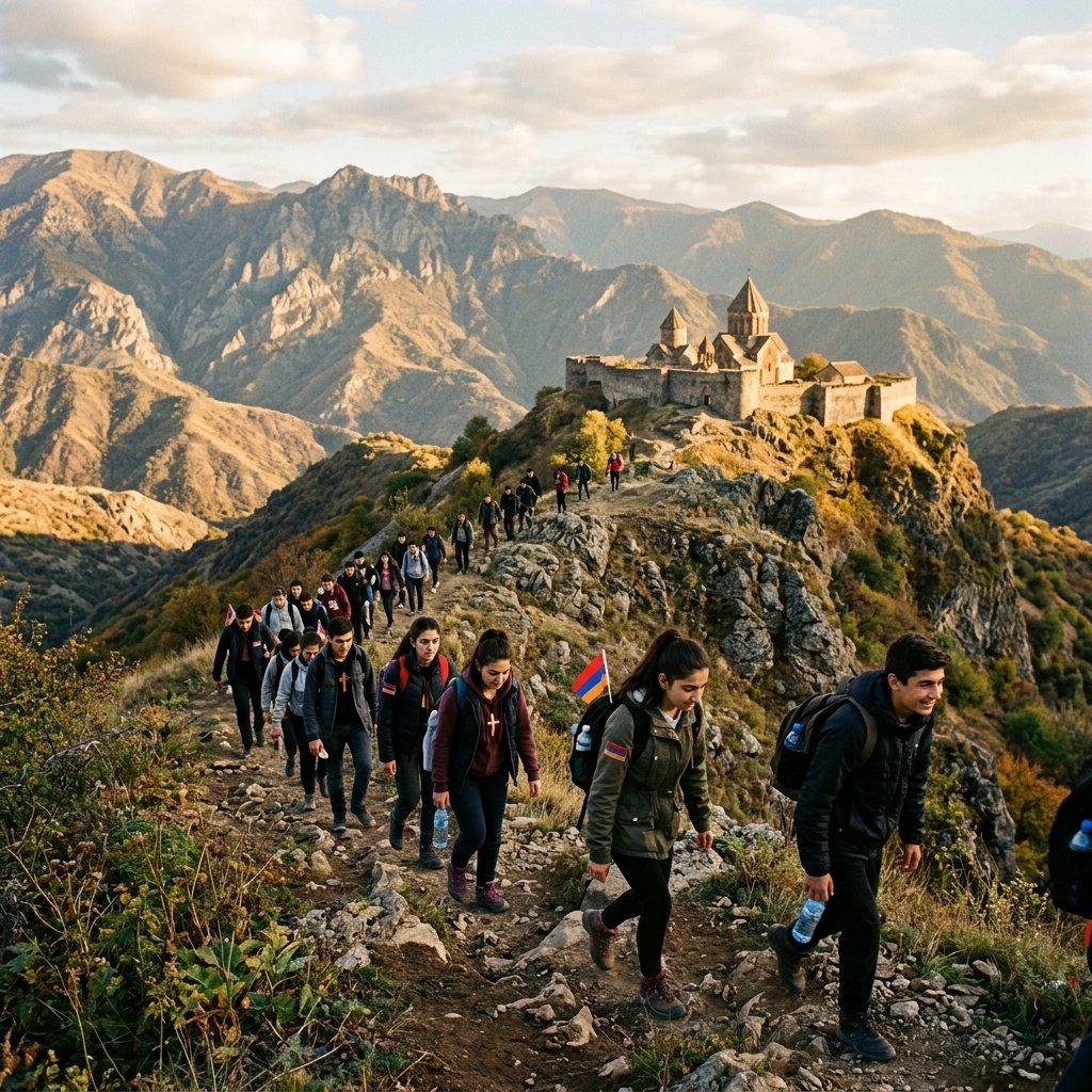 Եկեղեցական աղոթք Գանձասարի վանքում